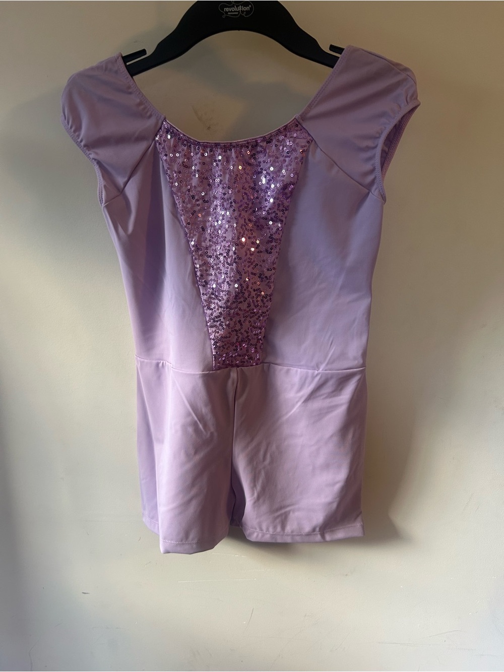 Revolution 2 in 1 Lilac Sequin Dance Romper